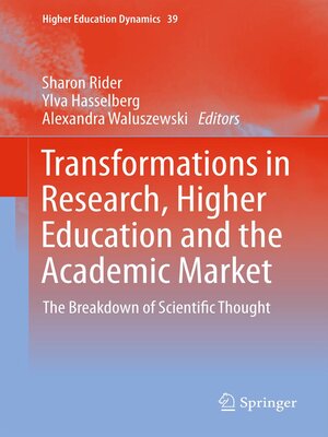 cover image of Transformations in Research, Higher Education and the Academic Market